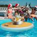 FLOAYANT Inflatable Floating Bar 4FT Water Drink Bar with Ice Bucket Holder Drink Holder Floats Raft Family -friendly Water Entertainment for Swimming Pool/Beach/Lake
