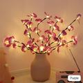 20 led guirlande lumineuse simulation papillon orchidée branche guirlande lumière vase remplissage fleur fée lumière noël décoration de la maison