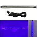 Barre lumineuse LED noire USB portable tube LED lumière noire avec interrupteur marche/arrêt pour Halloween, affiche de fête, peinture corporelle néon, éclairage de scène, chambre à coucher et