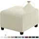 housse de pouf extensible housses de pouf carré protecteur de meubles tabouret de rangement pliant protecteur de meubles housse souple avec fond élastique