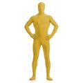 Combinaison Morphsuit Costume de peau Costumes complets Assassin Adulte Spandex Lycra Costumes de Cosplay Dos entier Oxford Bord écru Homme Femme perruques pour femmes noires Couleur Pleine Noël