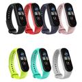 7 pièces Bracelet de montre connectée Compatible avec Xiaomi Mi Band 6 NFC Mi Band 5 NFC Mi Band 5 Montre intelligente Sangle Élastique Respirable Bracelet Sport Remplacement Bracelet