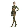 Combinaison Morphsuit Costume de Cosplay Enfant Adulte Lycra Spandex Costumes de Cosplay Cosplay Femme Ecossais à Carreaux Camouflage Motif Fourrure d'Animaux Halloween Carnaval Le Jour des enfants