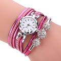 Montre Montres à quartz pour Femme Analogique Quartz Mode mode Luxe Décontractées bling Strass bracelet Alliage Cuir PU