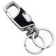 porte-clés avec 2 porte-clés supplémentaires et boîte-cadeau porte-clés de voiture robuste en alliage de zinc pour hommes et femmes 1 pièces