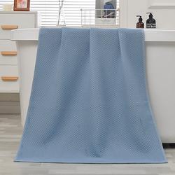 serviette de bain 100% coton de style gaufré, serviette de bain japonaise en nid d'abeille légère, respirante, absorbante et à séchage rapide multi couleurs