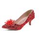 Femme Chaussures de mariage Escarpins Cadeaux de Saint-Valentin Chaussures bling-bling Sac de soirée Soirée Pois Talons de mariage Chaussures de mariée Chaussures de demoiselle d'honneur Strass