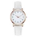 Femmes montre mode casual ceinture en cuir montres lumineuses simples dames petit cadran horloge à quartz robe montres reloj mujer