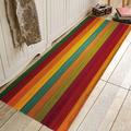 tapis coureur couleur bande tapis de sol paillasson couloir tapis tapis lavable pour chambre salon cuisine salle de bain anti-dérapant tapis de sol lignes de bois
