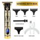 Tondeuse à cheveux pour homme Oupool Tondeuse à cheveux professionnelle sans fil - Tondeuse à barbe électrique en T - Rasoir coupe-bordure - Kit de toilettage pour homme avec écran LCD rechargeable -