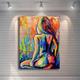 Abstrait femme nue toile peinture sexy corps art toile peinture imprimer sexe affiches mur art photos moderne chambre décor à la maison