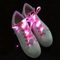 1 paire de lacets de chaussures de sport led lacets de chaussures lumineux cordes de chaussures lumineuses lacets de lumière flash ronds