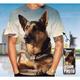 T-shirt personnalisé pour animaux de compagnie pour hommes, concevez votre propre ajoutez votre chien chat personnalisé, t-shirt imprimé partout, cadeaux personnalisés