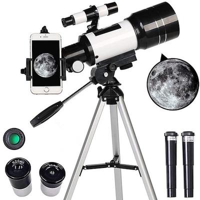 F30070m 70mm ouverture 300mm réfracteur astronomique télescope astronomique trépied chercheur portée-télescope de voyage portable avec trépied