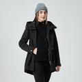 Femme Anorak 3 en 1 Veste Chauffante de Randonnée Veste de ski Veste de Randonnée Imperméable Hiver Extérieur Chaud Etanche Coupe Vent Polaire DéD6811tachable Pardessus Anorak Veste Polaires Hiver