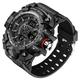 Sanda hommes montres 50 m étanche choc sport militaire montre à quartz pour homme montre-bracelet numérique