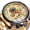 Montre mécanique FORSINING pour hommes Montre de marque Top Montre militaire de sport étanche trois cadrans calendrier luminous automatique auto-remontante Montre mécanique en acier inoxydable