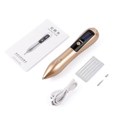 Stylo plasma laser tatouage taupe enlèvement machine lcd rechargeable soins du visage étiquette de la peau enlèvement tache de rousseur verrue dark spot remover