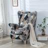 stretch wingback chair cover wing chair slipcovers with seat cushion cover spandex jacquard wingback chair cover for ikea strandmon chair