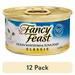(12 pack) Purina Fancy Feast Classic Pate Ocean Whitefish and Tuna Feast Classic Grain Free Wet Cat Food Pate - 3 oz. Can