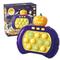 Contrôleur de jeu à poussée rapide, jouets fidget, jeu pop, console de jeu à bulles portable, jeu pop lumineux, jouets sensoriels pour enfants âgés de 3 à 12 ans, pour garçons et filles, cadeau de