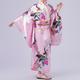 Fille Yukata Peignoir Kimono Japonais traditionnel Mascarade Enfant Manteau kimono Soirée