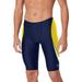 Speedo Men s Edge Splice Jammer Swimsuit (Navy/Gold 30)