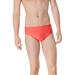 Speedo Men s Solid One Swim Briefs (FIERY COAL 26)