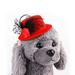 KANY Dog Hats Hat For Dogs Hat For Cats Dog Cat Puppy Hat Headband Hat Headwear Pet Hat Fashion Decoration Top Hats Gentleman Fedora Dog Cap For Christmas Party