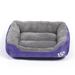 Dog Beds for Medium Dogs Cats - Indoor Puppy Bed for Medium Large Cat Washable Rectangle Cuddle Pet Bed with Anti-Slip Bottom