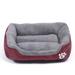 Dog Beds for Medium Dogs Cats - Indoor Puppy Bed for Medium Large Cat Washable Rectangle Cuddle Pet Bed with Anti-Slip Bottom