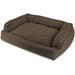 Sofa Couch Pet Dog Bed - Chew Resistant - Memory Foam - Assembled - Large -Brown