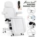 Artist Hand 3 Motor Electrical White Facial Bed Massage Table Esthetician 110V Removable Beauty Bed Medical Aesthetic Tattoo Chair with Rotatable Armrests