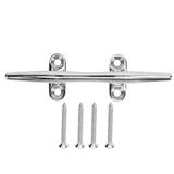 Boat Cleat Open Base Heavy Duty 316 Stainless Steel Boat Dock Cleats with Installation Screws for Marine Boat Dock Deck SS316?6 Inch