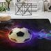 Wellsay Sport Soccer Non Slip Area Rug for Living Dinning Room Bedroom Kitchen 2 x 3 (24 x 36 Inches) Sport Nursery Rug Floor Carpet Yoga Mat