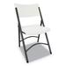 Premium Blow Molded Resin Folding Chair White