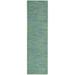 Nourison Essentials Indoor/Outdoor Blue Green 2 2 x 7 6 Area Rug (2x8)