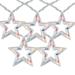 Northlight 5ct Patriotic Star Fourth of July Light Set 5.25ft White Wire