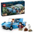 LEGO Harry Potter Flying Ford Anglia Buildable Car Toy with 2 Minifigures for Role Play Harry Potter Toy for Kids Harry Potter Car Fantasy Playset Gift for Boys and Girls Ages 7 and Up 76424