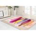 Pink Rugs Colorful Rugs Gold Rug Modern Rug Non-Slip Carpet Door Mat Entry Rug Wedding Rug Outdoor Rug 3D Printed Rug Minimal Rug 3.9 x5.9 - 120x180 cm