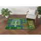 Rug Game Room Rug Map Rugs Map Rugs Bath Rug Living Room Rug Outdoor Rug Area Rug Cool Rug Non-Slip Carpet 3.3 x9.2 - 100x280 cm