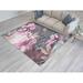 Decorative Rugs Office Rugs Flower Rugs Entryway Rugs Pink Peony Painting Rugs Pink Peony Rugs Pink Flower Rug Accent Rug Home Decor 2.6 x9.2 - 80x280 cm