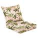 2 Piece Indoor/Outdoor Cushion Set Abstract tropics seamless pattern Grunge palm trees silhouettes Casual Conversation Cushions & Lounge Relaxation Pillows for Patio Dining Room Office Seating