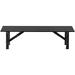 YZboomLife Aluminum Outdoor Patio Bench Black 59.1 x 14.2X 15.7 inches Light Weight High(11.7lbs) Load-Bearing(330.7lbs) Outdoor Bench for Park Garden Patio and Lounge