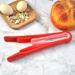 KERISTY Three-piece color plastic food clip non-slip bread clip set salad clip cake clip food clip