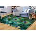 Floor Rugs Wedding Rugs Modern Rugs Animal Rugs Colorful Peacock Feather Rugs Peacock Feather Rugs Indoor Rug Nursery Rug Green Rug 2.6 x9.2 - 80x280 cm