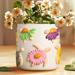 GUGUGO Colorful Pastel Daisy Turtle Plant Pots Cute Unique Succulent Planters with Drainage Rainbow Small Flower Pots for Indoor Plants Funny Eclectic Home DÃ©cor for Plant Lovers (Pastel 5Inch)
