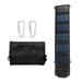 Yabuy 12W Portable Foldable Solar Panel Dual USB 5 Volt Waterproof High Efficiency Foldable Solar Battery with 2 Carabiner for Camping Travel