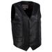 Milwaukee Leather USA MADE MLVSM5006 Men s Black Classic Western Premium Motorcycle Leather Vest 4X-Large