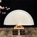 Silk Cloth Folding Fan Hand Fan Chinese Style Hand Held Bamboo Silk Floral Folding Fans for Dancing Cosplay Wedding Party Props